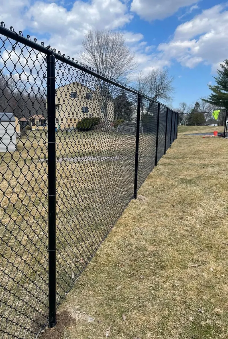 Chain link fence around a Central Florida property